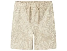 Name It shorts island fossil med palmeblade print 